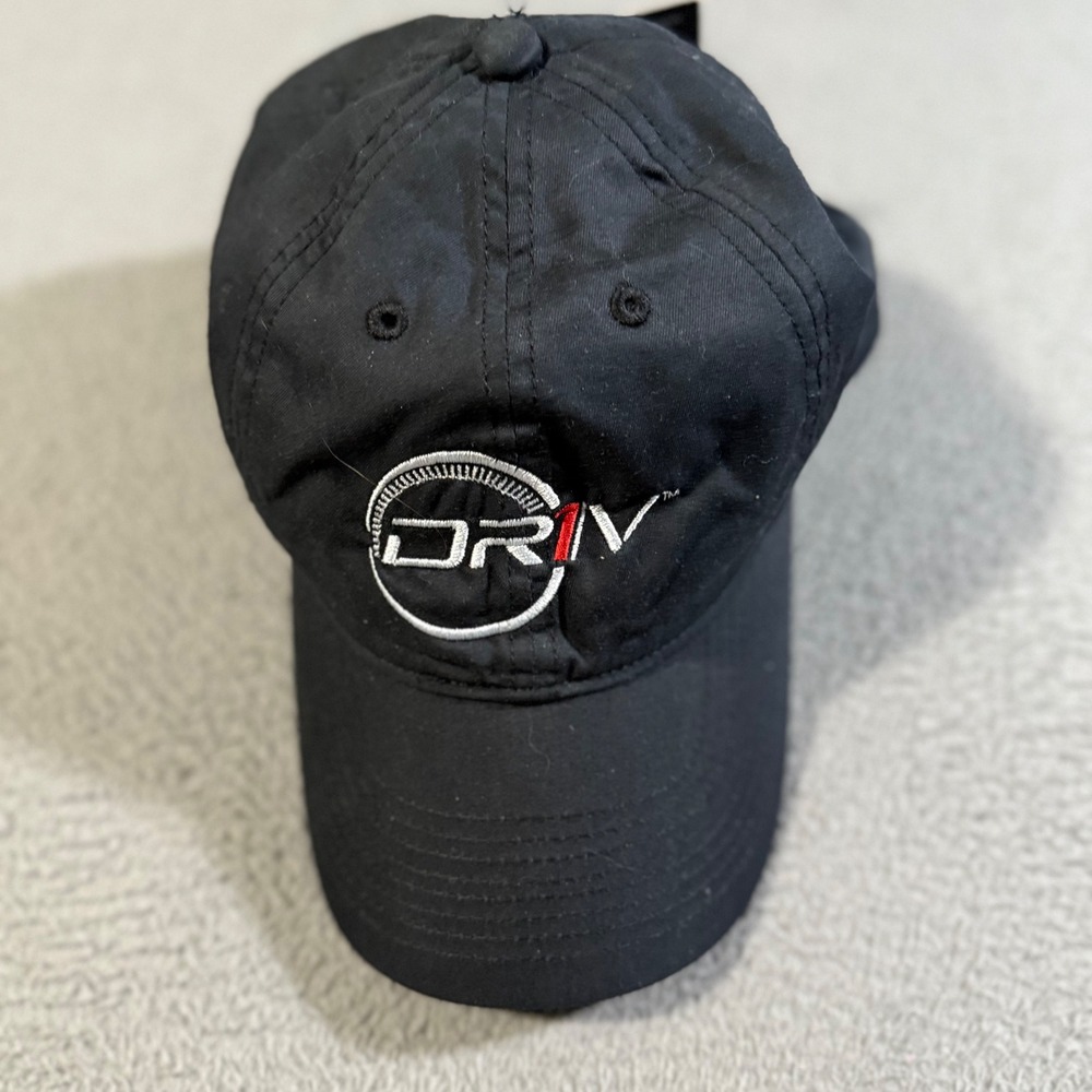 Nike DRiV Auto Golf Cap Adult Unisex Black Adjustable Strap‎ Running Jogging New